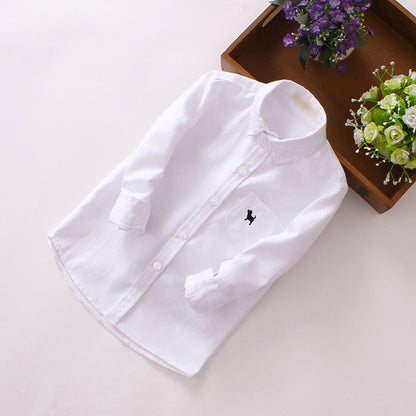 Children's Shirts Boys' Long-sleeved Shirts