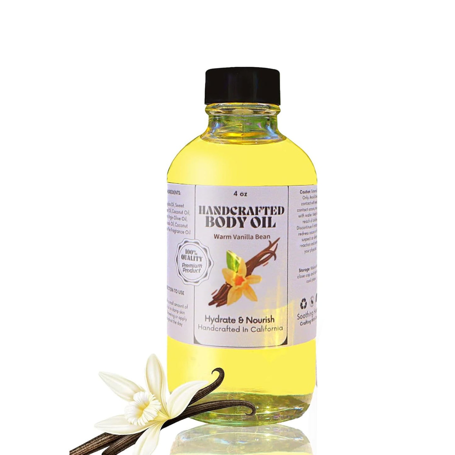 Handcrafted Body Oil - Coconut Cream Pie Body Coconut Cream Pie Body Oil 4oz